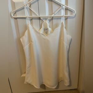 NWT J. Crew Scalloped Tank